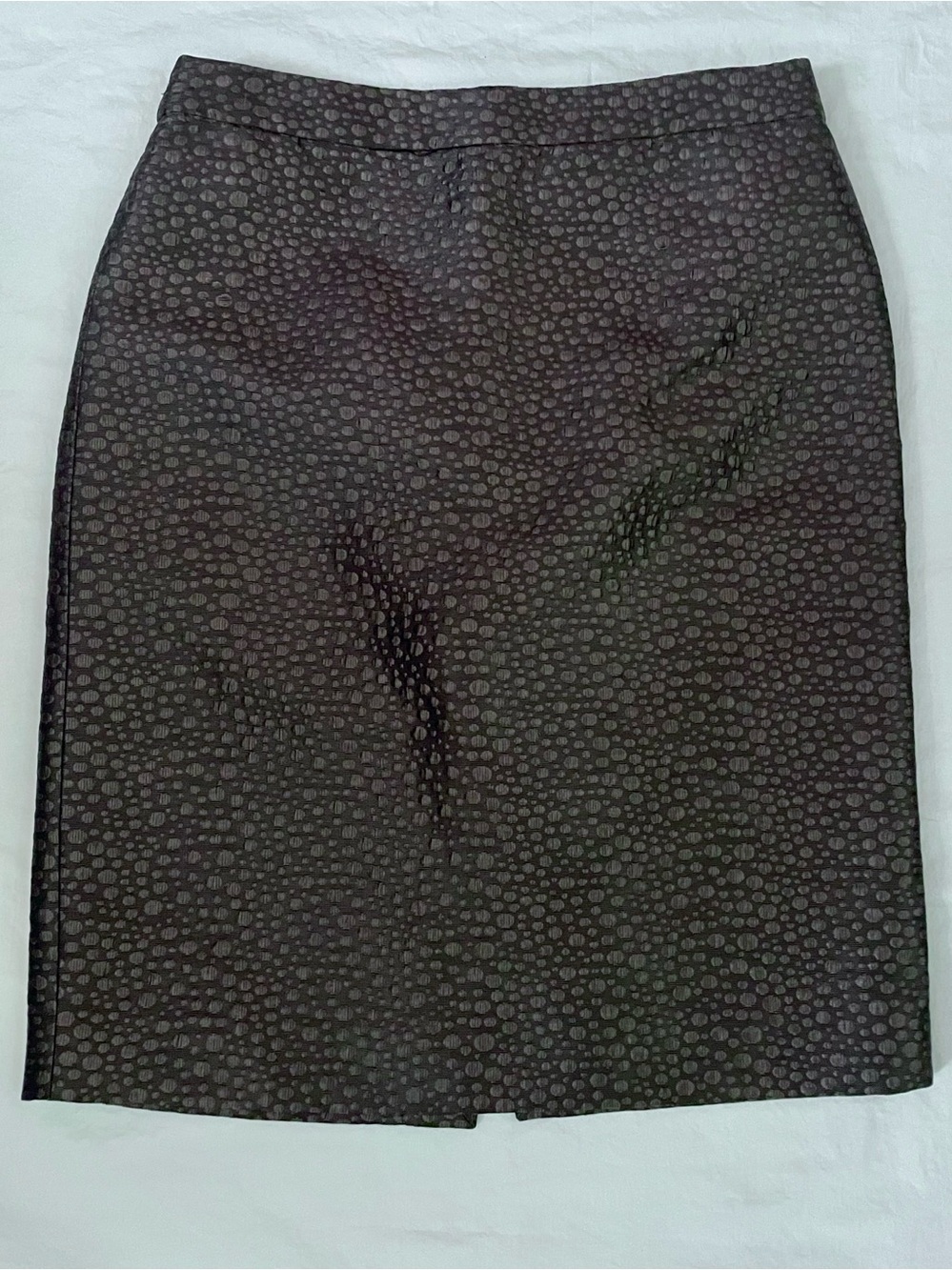 J. Crew Metallic Textured Skirt
